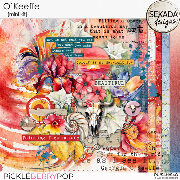 O'Keeffe [mini kit] by Sekada Designs