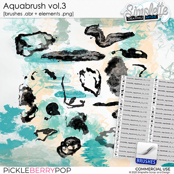 Aquabrush (CU elements + brushes) vol3