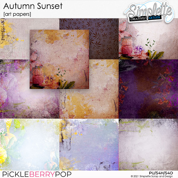 Autumn Sunset (art papers) by Simplette