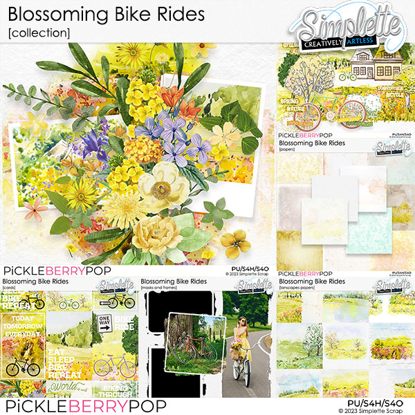 Blossoming Bike Rides (collection) by Simplette