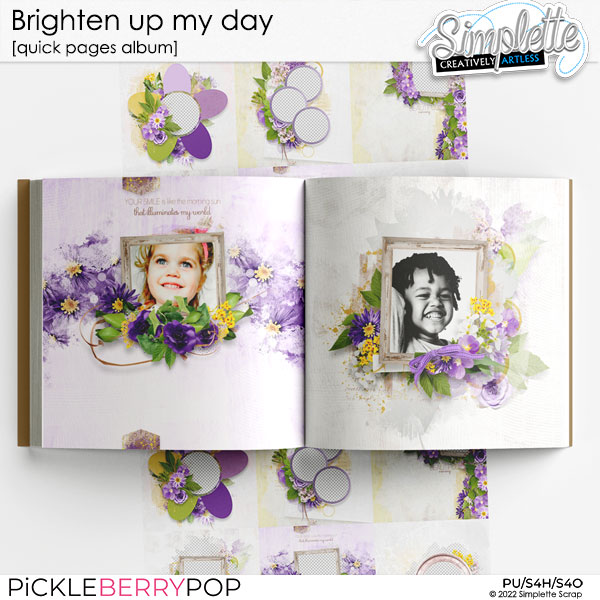 Brighten up my day (quick pages album) by Simplette