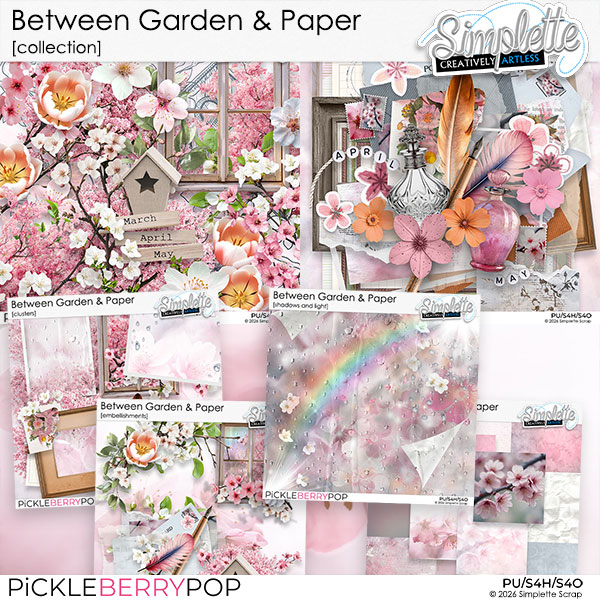 Between Garden and Paper (collection) by Simplette