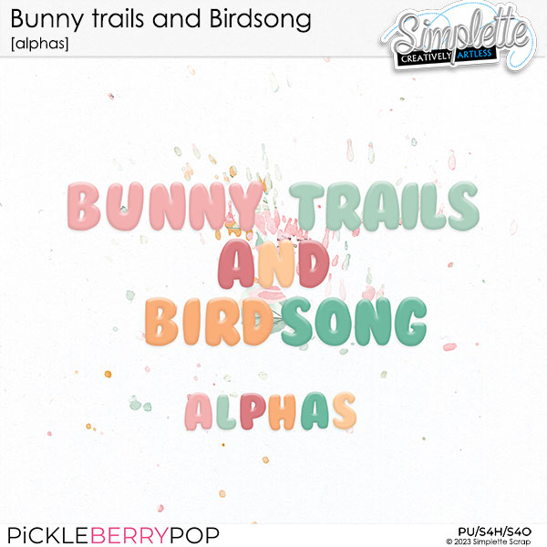 Bunny Trails and Birdsong (alphas) by Simplette