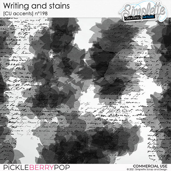 Writing and stains (CU accents) 198 by Simplette