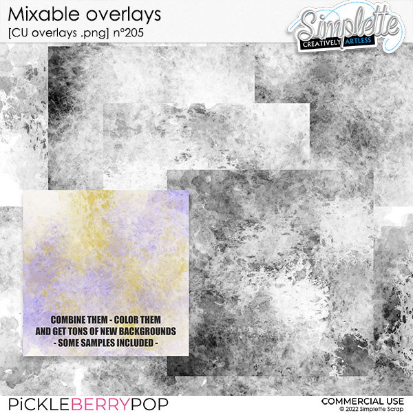 Mixable overlays (CU overlays) 205 by Simplette