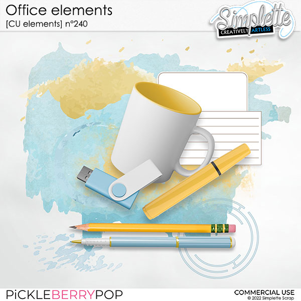 Office elements (CU elements) 240 by Simplette