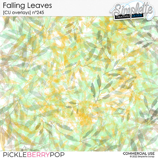 Falling Leaves (CU mixable overlays) 245 by Simplette