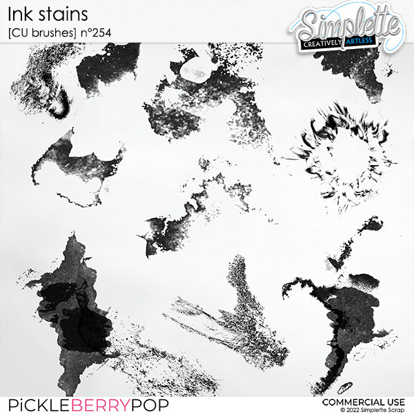 Ink Stains (CU brushes) 254 by Simplette