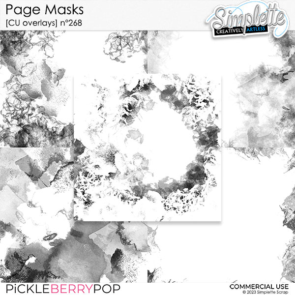 Page Masks (CU overlays) 268 by Simplette