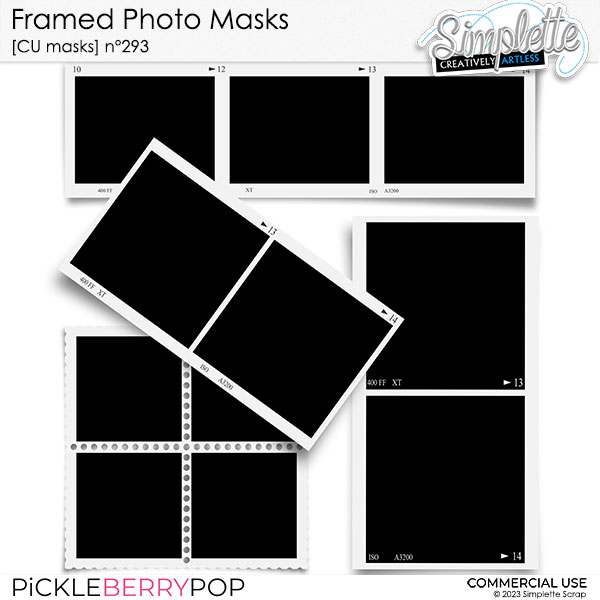 Frames Photo Masks (CU masks) 293 by Simplette