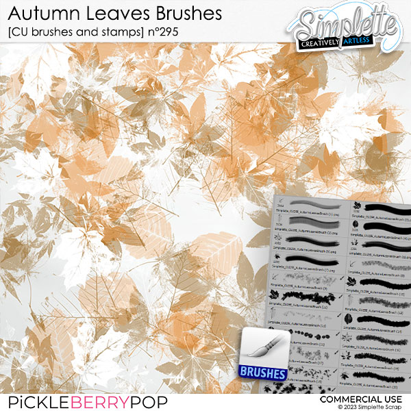 Autumn Leaves Brushes (CU stamps and brushes) 295 by Simplette