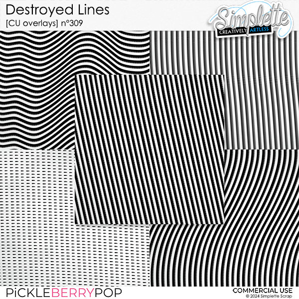 Destroyed Lines (CU overlays) 309 by Simplette