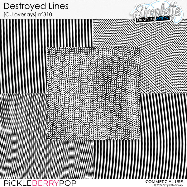 Destroyed Lines (CU overlays) 310 by Simplette