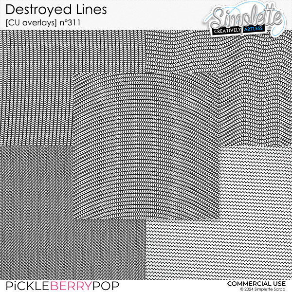 Destroyed Lines (CU overlays) 311 by Simplette