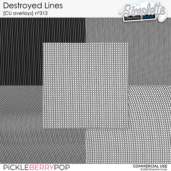 Destroyed Lines (CU overlays) 313 by Simplette