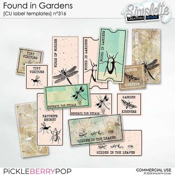 Found in gardens (CU label templates) 316 by Simplette