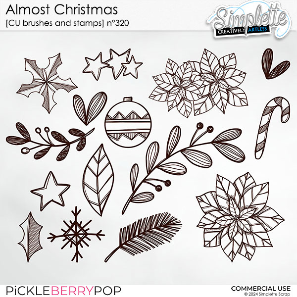 Almost Christmas (CU brushes and stamps) 320 by Simplette