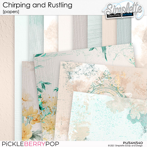 Chirping and Rustling (papers) by Simplette