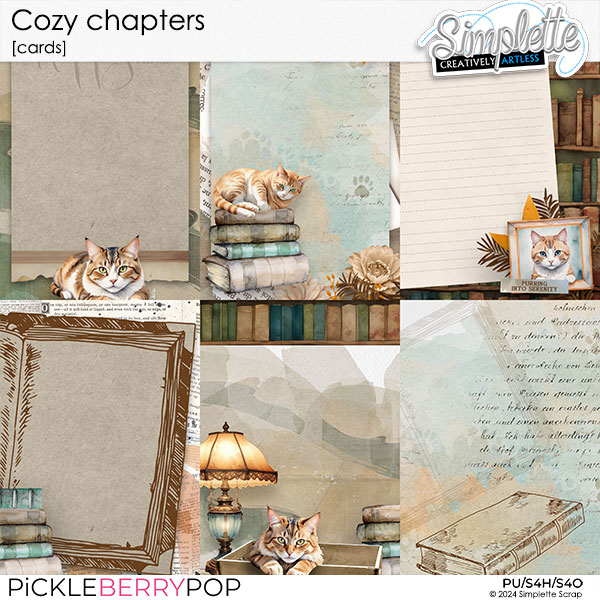 Cozy Chapters (cards) by Simplette