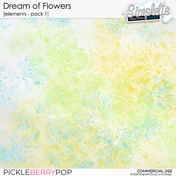 Dream of Flowers (CU elements) pack 1