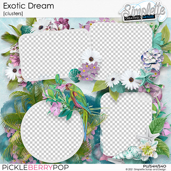 Exotic Dream (clusters) by Simplette