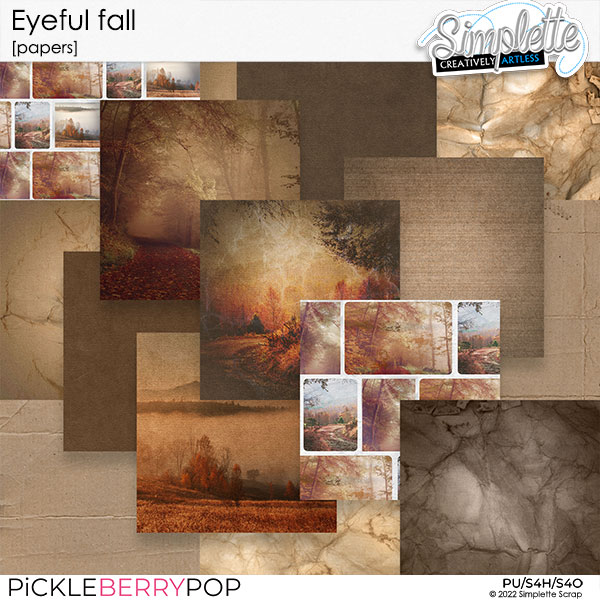 Eyeful Fall (papers) by Simplette