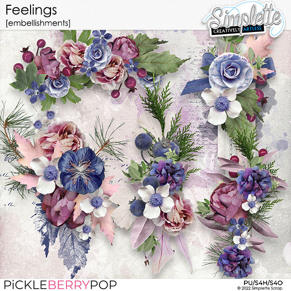 Feelings (embellishments) by Simplette