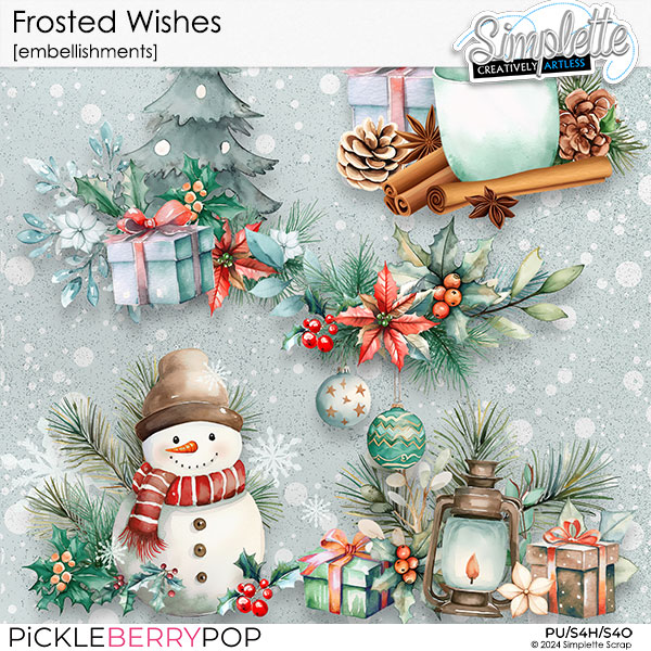 Frosted Wishes (embellishments) by Simplette