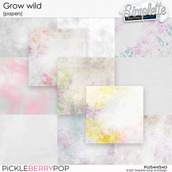 Grow wild (papers) by Simplette