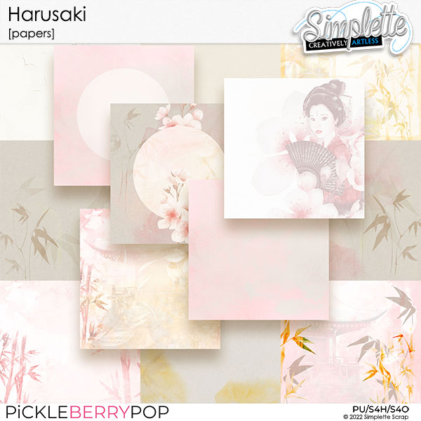 Harusaki (papers) by Simplette