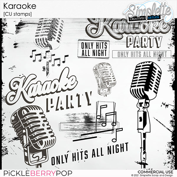 Karaoke(CU stamps) by Simplette