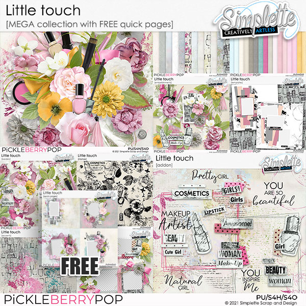 Little Touch (MEGA collection with FREE pack OFFERED) by Simplette