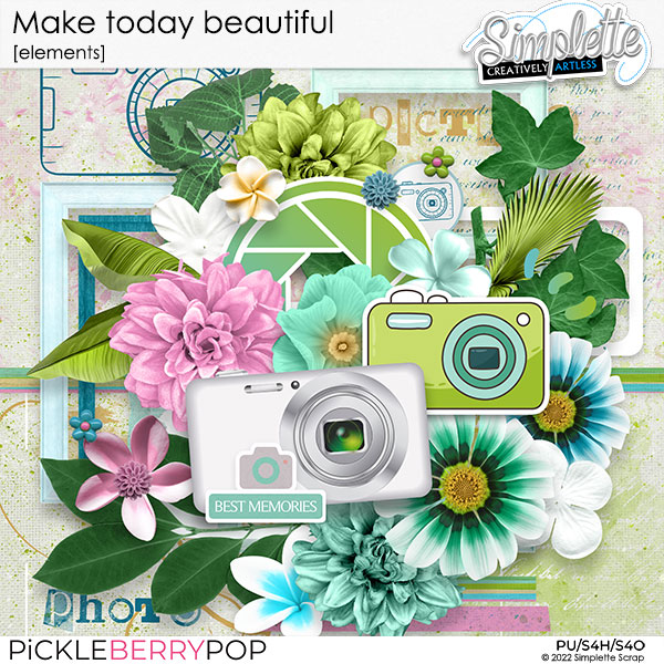 Make today beautiful (elements) by Simplette