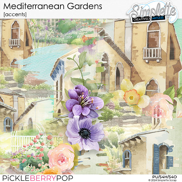 Mediterranean Gardens (accents) by Simplette