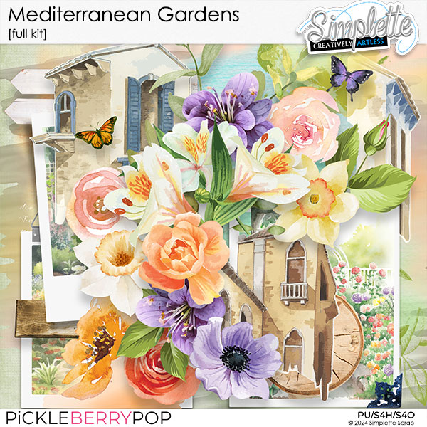 Mediterranean Gardens (full kit) by Simplette