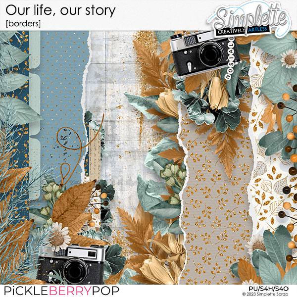 Our life, our story (borders) by Simplette