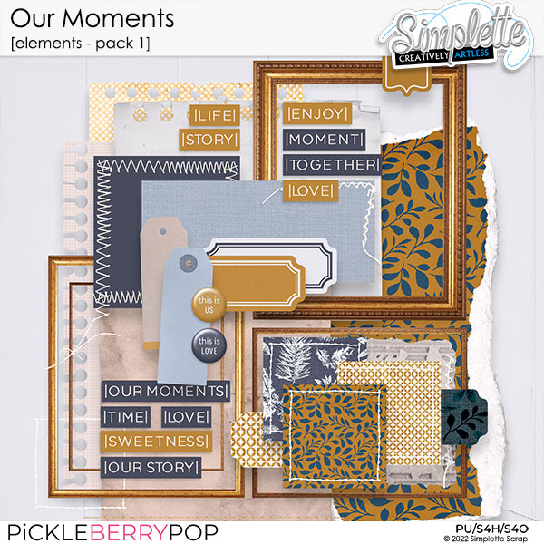 Our Moments (elements - pack 1) by Simplette