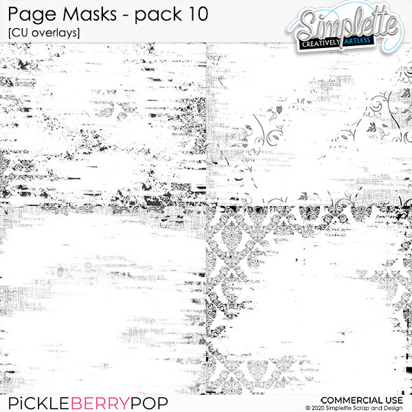 Page masks (CU) pack 10