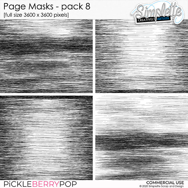 Page masks (CU) pack 8