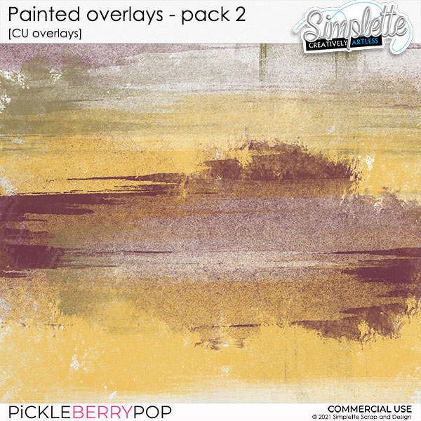 Painted Overlays (CU) pack 2 by Simplette