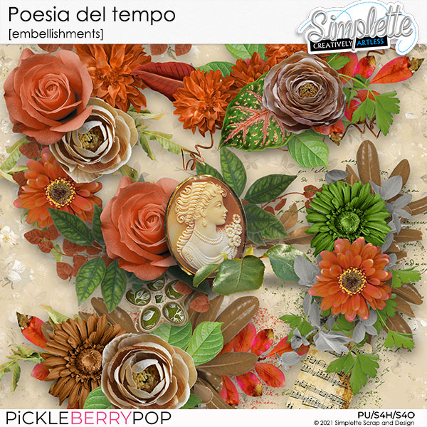 Poesia del tempo (embellishments) by Simplette