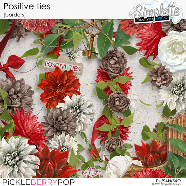 Positive Ties (borders) by Simplette