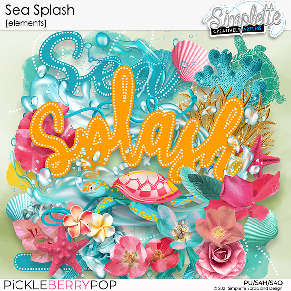 Sea Splash (elements) by Simplette