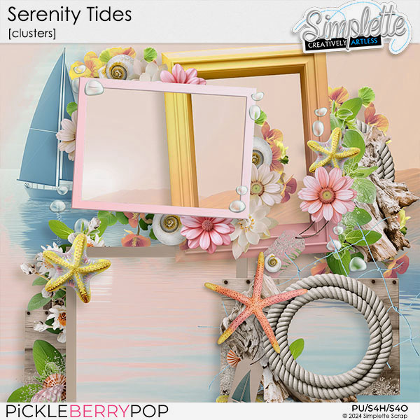 Serenity Tides (clusters) by Simplette