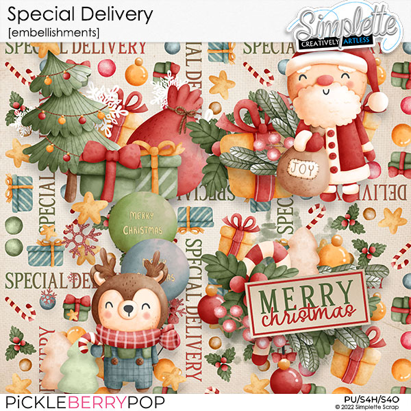 Special Delivery (embellishments) by Simplette