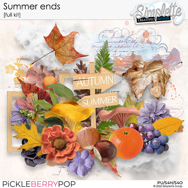 Summer ends (full kit) by Simplette