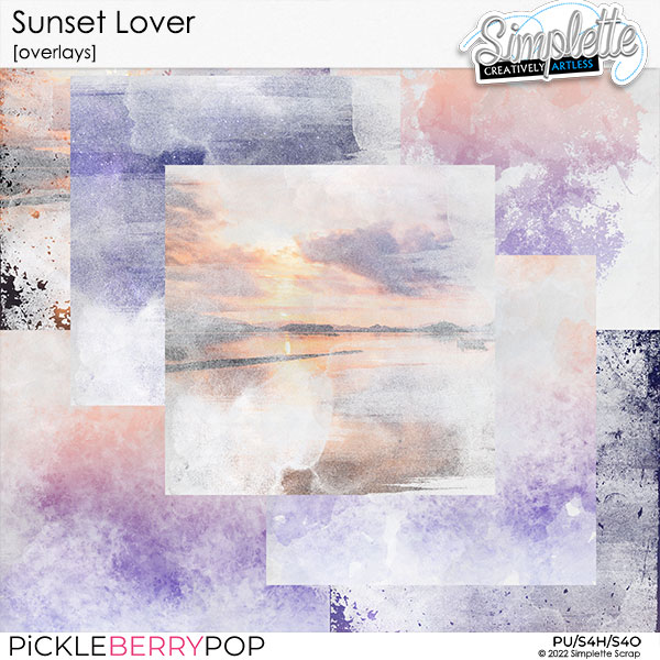 Sunset Lover (overlays) by Simplette