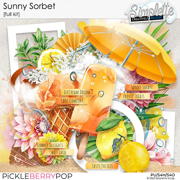 Sunny Sorbet (full kit) by Simplette