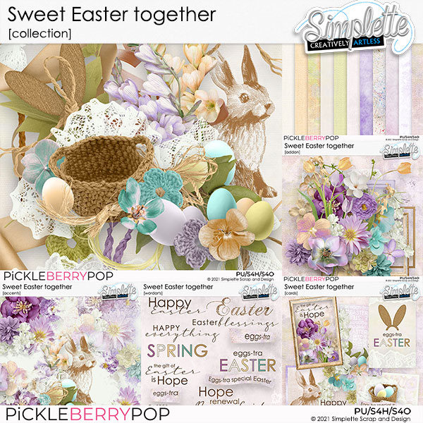 Sweet Easter Together (collection with free cards) by Simplette