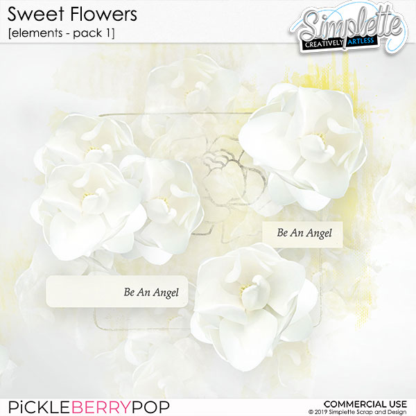 Sweet Flowers (CU elements) pack 1